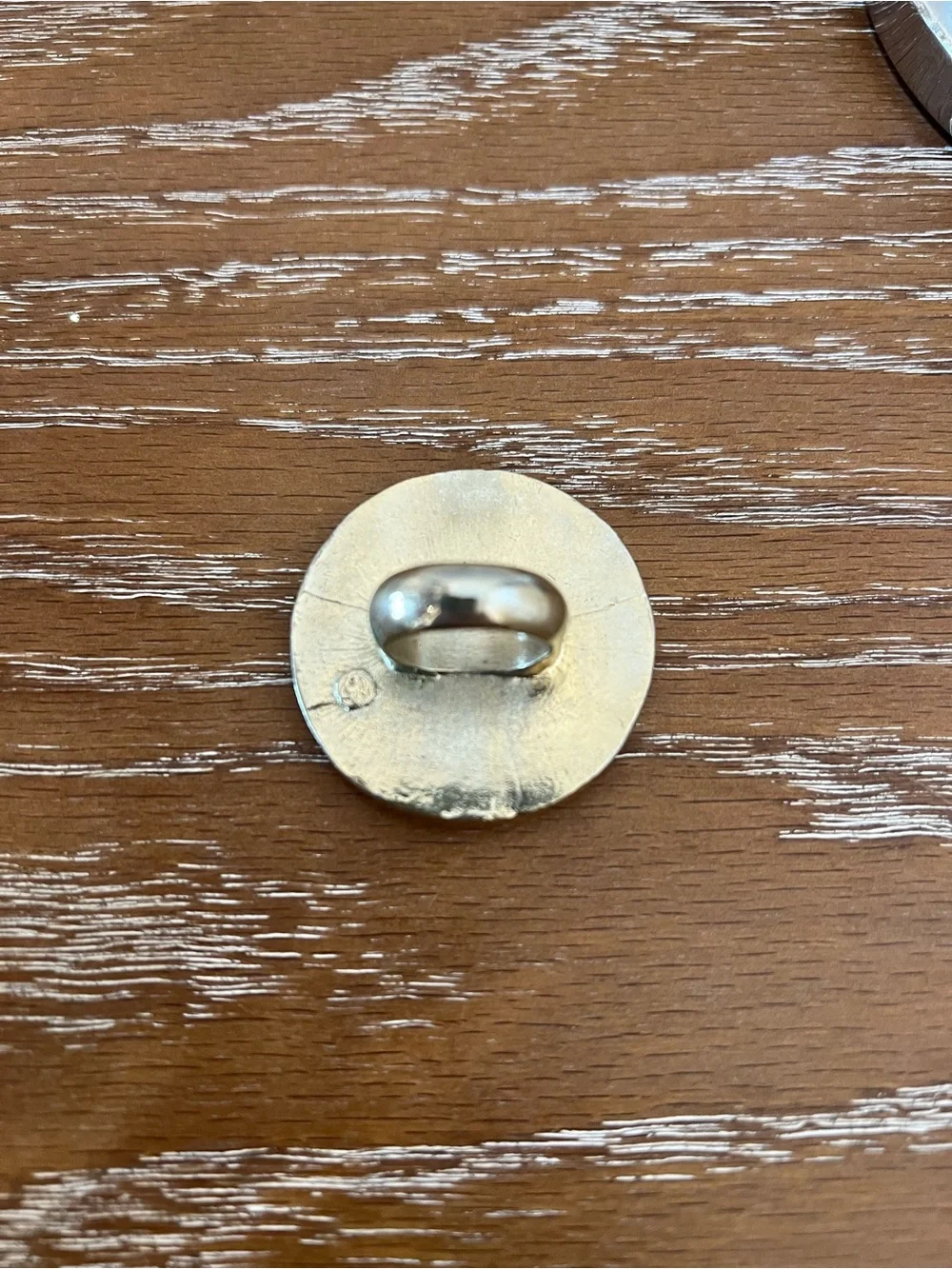 Gold-Tone Mirror Cocktail Ring - Women Jewelry